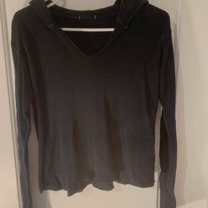 navy blue sweatshirt